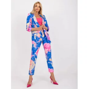 Dámske sako 7684A modro-ružové - FPrice