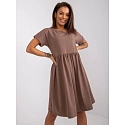 Dámske šaty RV SK 5672.03P Hnedá - Rue Paris