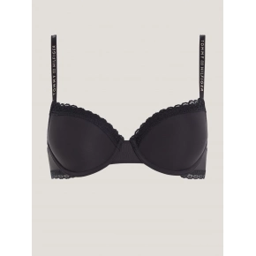 Dámska podprsenka TONAL LACE DEMI-CUP BRA UW0UW04546 BDS čierna - Tommy Hilfiger