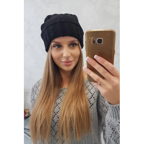 Dámska čiapka Danuta K331 čierna - Oliwia