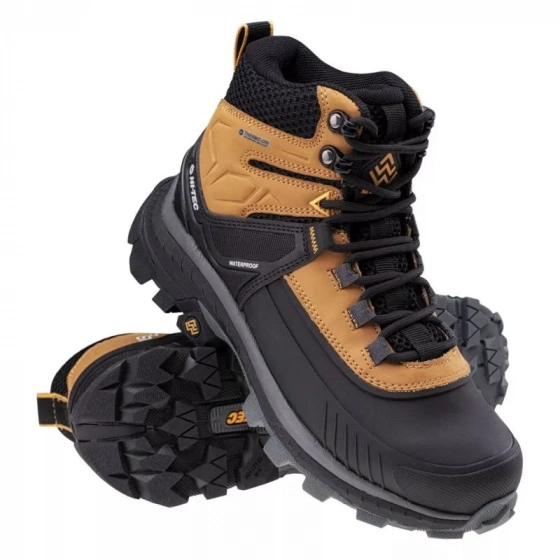 Unisex členkové turistické športové topánky Everest Snow Hiker W 92800555294 Hnedá s čiernou - Hi-Tec