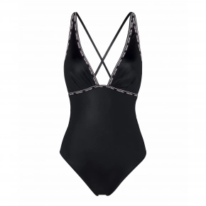 Dámské jednodílné plavky KW0KW02075-BEH - Calvin Klein