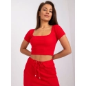 Dámske tričko TOP RV TS 7538.12P Červená - Rue Paris