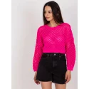 Dámsky sveter BA SW 9008.35P fluo ružový - FPrice