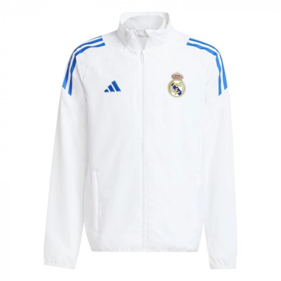 Juniorská bunda Real Madrid EU JP4021 biela - Adidas
