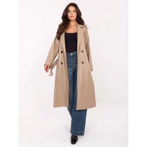 Dámsky kabát IT PL A8393.81 Béžová - Rue Paris