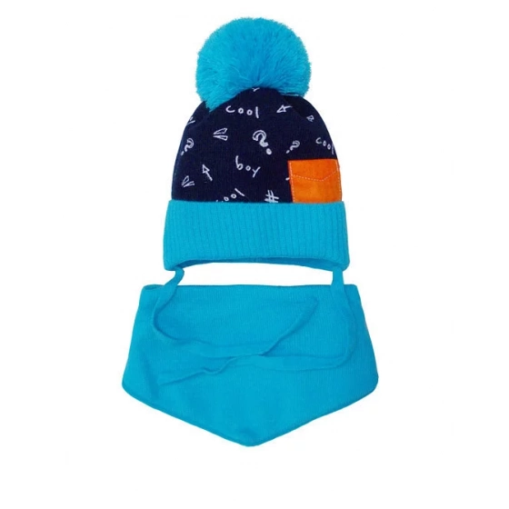 Detský komplet 38-414 čiapočka a šál - AJS