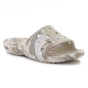 Dámske žabky Classic Marbled Slide 206879-2Y3 hnedé - Crocs