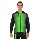 Pánska mikina Supernova 101285-117 Čierna so zelenou - Joma