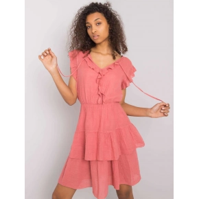 Dámske OCH BELLA šaty s volánikom 26594 - FPrice