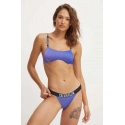 Dámska plavková podprsenka KW0KW02609 C86 modrá - Calvin Klein