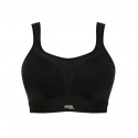 Dámska športová podprsenka Non Wired Sports Bra 7341B Čierna - Panache