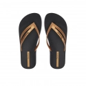 Dámske žabky Bossa Soft V Fem W 82840-AQ444 Čierna so zlatou - Ipanema