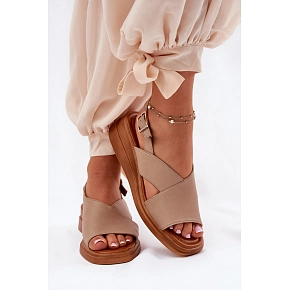 Dámske sandále ASA266-9 Quilara hnedé - Jezzi