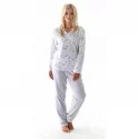 Dámske teplé pyžamo Flora 6456 - Vestis