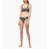 Športová podprsenka QF5577E-7GV khaki - Calvin Klein