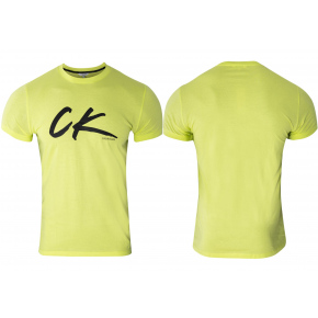 Pánske tričko KM0KM00467-ZAA zelená - Calvin Klein