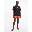 Pánske tričko KM0KM00757 - BEH čierna - Calvin Klein