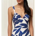 Dámske jednodielne plavky Summer Allure OWP 01 tmavo modré - Triumph