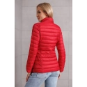 Červená dámska bunda so stojačikom (16M9111-270) - Goodlooking