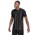 Pánske tričko Striped 21 JSY GN7625 Čierna so šedou - Adidas