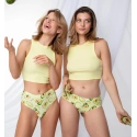 Nohavičky AVOCADO simple maxi žlté - Julimex