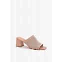 Pantofle FY35-1 béžové - Step in style