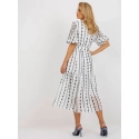 Dámske šaty LK SK 508963 1.38 Biela s čiernou - Lakerta