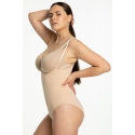 Dámske body 419 Seamless Open Béžová - Julimex