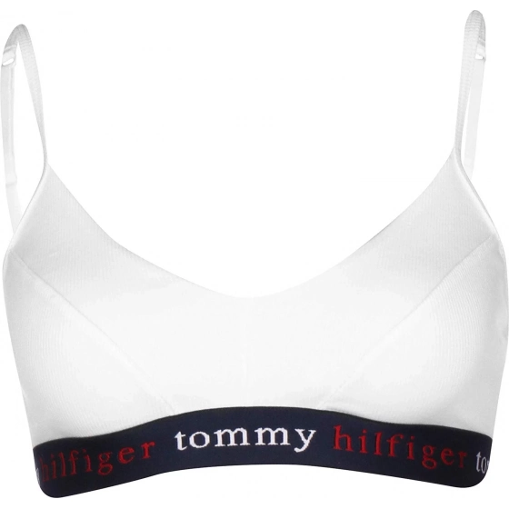 Podprsenka bez kostice UW0UW02230-YCD bielomodrá - Tommy Hilfiger