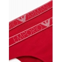 Dámske tangá 2PACK 163333 3F223 00173 červené - Emporio Armani