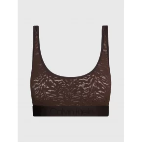 Dámska podprsenka 000QF7340E BKC tm. hnedá - Calvin Klein