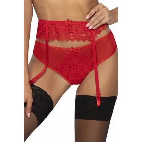 Dámsky podväzkový pás Estelle 0198/3 Červená - MAT