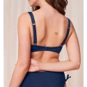 Dámska plavková podprsenka Summer Mix & Match W 01 sd 00RA tmavo modrá - Triumph