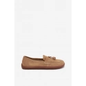 Dámske mokasíny Barefoot 322 Béžová - Zazoo