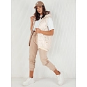 Kamizelka damska pikowana COLINE biała FashionStreet TY4114