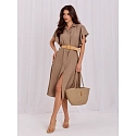Dámske šaty MI SK 82970.86 khaki - Milady