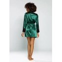Dámsky župan Housecoat Hailey tmavo zelená - DKaren