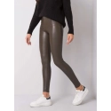 Dámske legíny RV LG 6007.11 Tmavá khaki zelená - Rue Paris