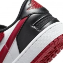 Pánske športové topánky Air Jordan 1 Low FlyEase M DM1206-163 Červeno-biela s čiernou - Nike