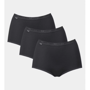 Dámske nohavičky Basic+ Maxi 3P čierne - Sloggi Dámske nohavičky Basic+ Maxi 3P čierne - Sloggi