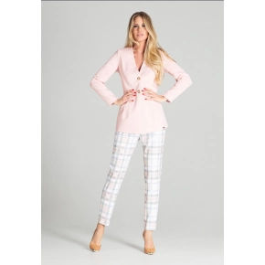 Dámske sako M694 ružové - Figl Dámske sako M694 ružové - Figl