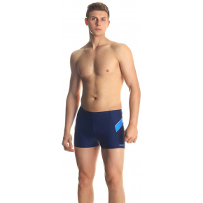 Pánske plavecké šortky William Pattern 432 tm.modré - AQUA SPEED