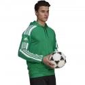 Pánska mikina s kapucňou GP6437 Zelená s bielou - Adidas