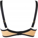 Dámska podprsenka V-10801 Čierna s béžovou - Axami