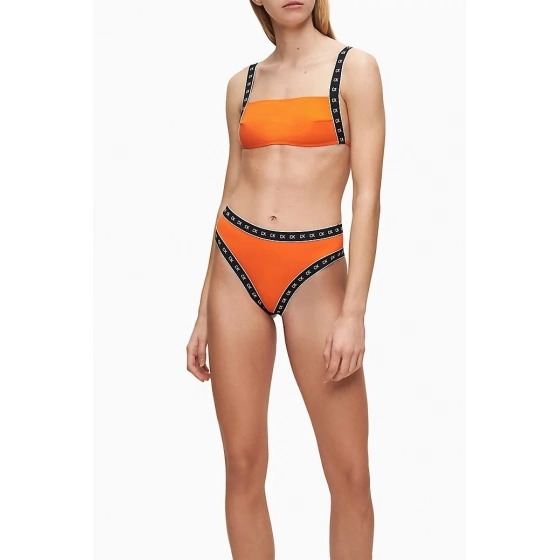 Vrchný diel plaviek KW0KW00887-SCA oranžová - Calvin Klein