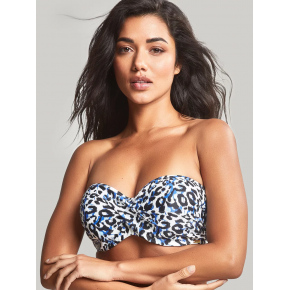 Vrchný diel plaviek Serengeti Bandeau blue animal SW1653 - Panache
