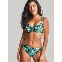 Dámska plavková podprsenka SW1642 Bali Full Cup Bikini zelené s listami - Panache