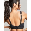 Dámska športová podprsenka Non Wired Sports Bra 7341B Čierna - Panache
