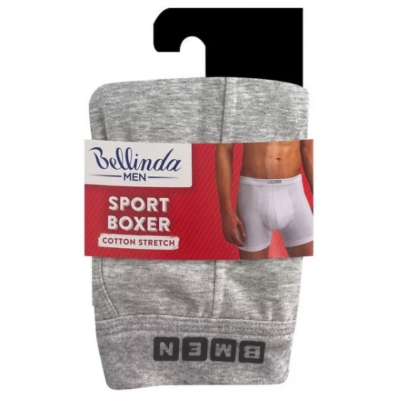 Pánske boxerky SPORT BOXER Svetlosivé - BELLINDA
